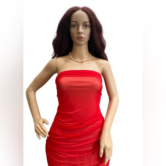 Elizabeth Cole Lorelei crystal tennis necklace - Picture 5 of 6